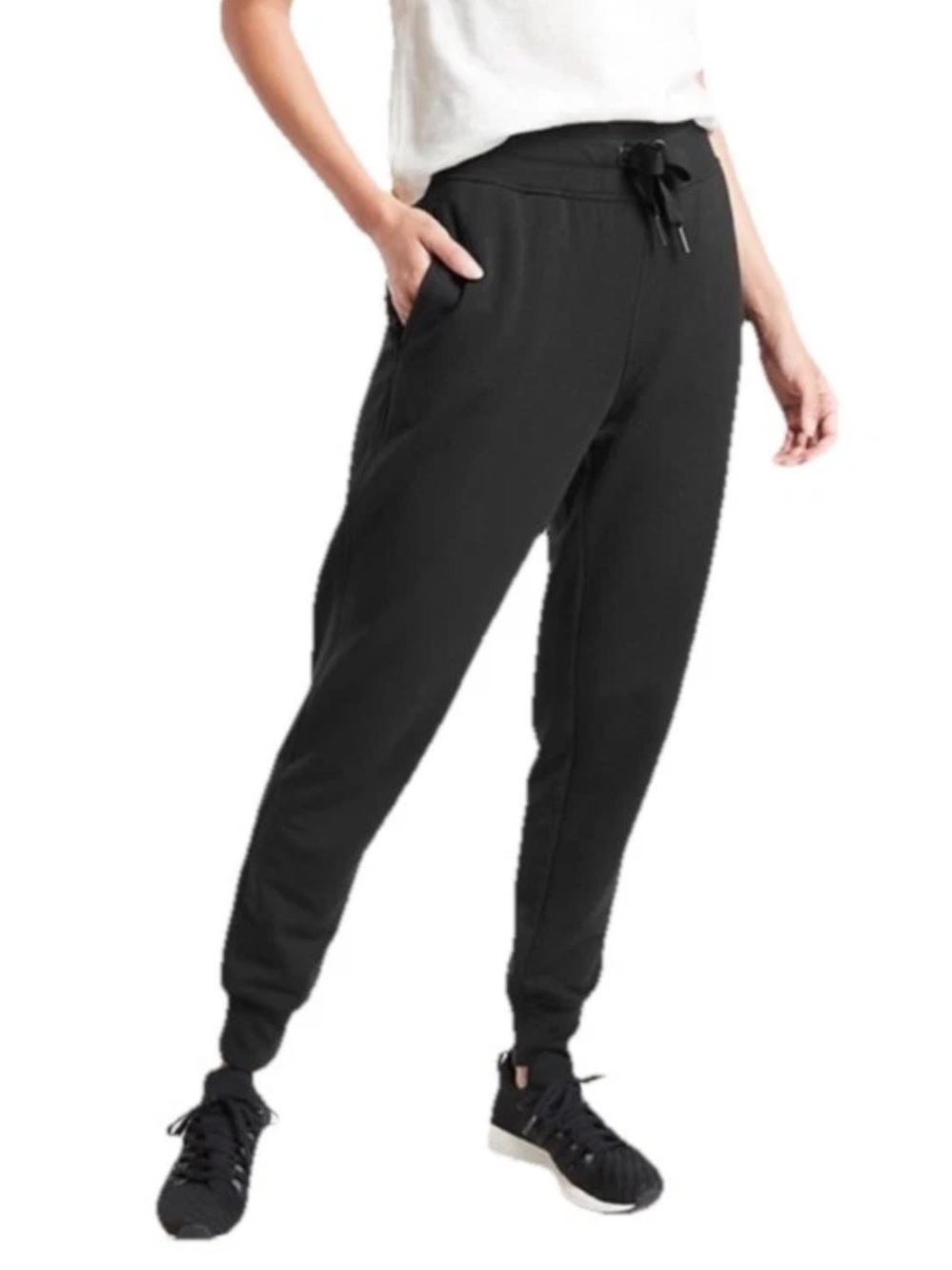 Athleta Balance Joggers Sweatpants Black Gym Running Yoga Women’s Size XXS